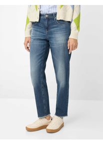 Brax Damen Five-Pocket-Hose Style MILEY S USED MID BLUE, denim blau, Gr. 42K