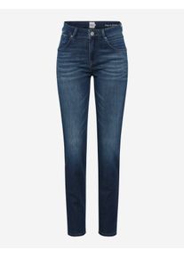 Brax Damen Five-Pocket-Hose Style SHAKIRA USED REGULAR BLUE, denim blau, Gr. 34