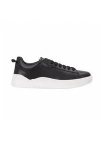 Hugo f&uuml;r Herren. 50499261 Blake Leder Sneakers schwarz (45), Wohnung, Schn&uuml;rsenkel, L&auml;ssig