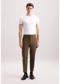Chinohose Seidensticker, Herren, Gr. 50, Normalgr&ouml;&szlig;en, olive, 97% Baumwolle, 3% Elasthan, unifarben, Hosen Chinohose