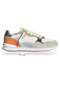 HOFF f&uuml;r Herren. 12502601 City Kingston mehrfarbige Turnschuhe aus Leder (45), Wohnung, Schn&uuml;rsenkel, L&auml;ssig