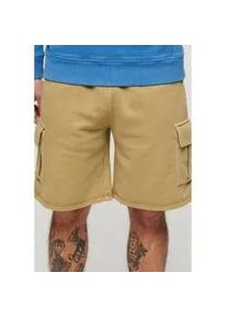 Superdry f&uuml;r Herren. M7110425A Cargo-Shorts mit braunen Kontrastn&auml;hten (S), L&auml;ssig, Baumwolle