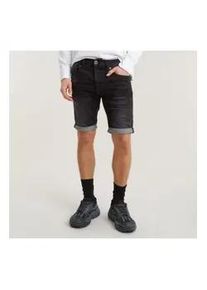 G-Star Raw G-Star f&uuml;r Herren. D10481-A634-9887 Shorts 3301 Slim schwarz (28), L&auml;ssig, Baumwolle, Denim