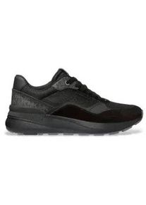 Michael Kors f&uuml;r Herren. 42F4TRFS7D Trevor Leder Sneakers schwarz (43.5), Wohnung, Schn&uuml;rsenkel, L&auml;ssig