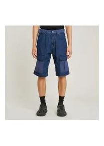 G-Star Raw G-Star f&uuml;r Herren. D26313-D934-H135 Shorts Bend 3D Cargo Fabric Mix blau (34), L&auml;ssig, Nachhaltig, Recycelte Baumwolle
