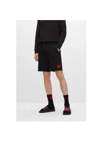 Hugo f&uuml;r Herren. 50466196 Diz Shorts schwarz (XL), L&auml;ssig, Baumwolle, Nachhaltig