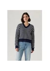 Levi's Levi's f&uuml;r Damen. 0037O-0004 Pullover Reese navy (XS), L&auml;ssig, Baumwolle, Marine
