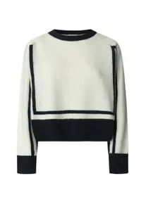 Pepe Jeans f&uuml;r Damen. PL7000042 Creola Pullover wei&szlig; (S), L&auml;ssig, Polyester