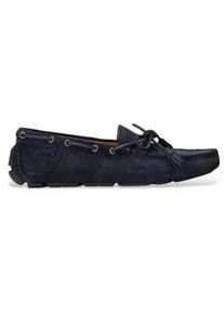 Polo Ralph Lauren f&uuml;r Herren. 803916580003 Anders marineblaue Bootsschuhe aus Leder mit Quasten (41), Wohnung, Schn&uuml;rsenkel, L&auml;ssig