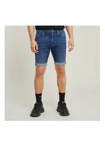 G-Star Raw G-Star f&uuml;r Herren. D10481-8968-071 Shorts 3301 Slim Denim blau (31), L&auml;ssig, Nachhaltig, Recycelte Baumwolle
