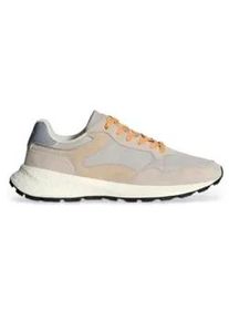 HOFF f&uuml;r Herren. 22535605 City Mkii beige Lederturnschuhe (43), Wohnung, Schn&uuml;rsenkel, L&auml;ssig, Grau
