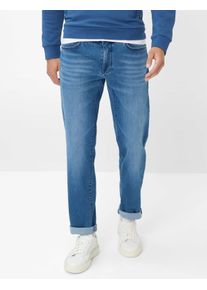 Brax Herren Five-Pocket-Hose Style CADIZ MID BLUE USED, denim blau, Gr. 38/38