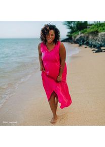 LANDS' END Maxi Strandkleid, Damen,  Pink, Baumwolle Modal, by Lands' End