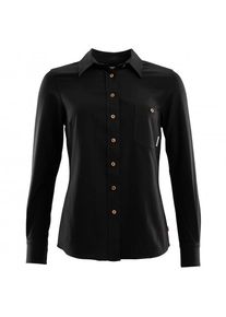 Aclima Meander Tie Front Shirt Bluse Women (Gr XXL |schwarz)