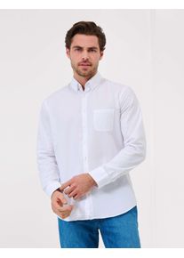 Brax Herren Hemd Style DANIEL white, weiß, Gr. M