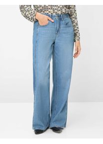 Brax Damen Five-Pocket-Hose Style MORGAN USED LIGHT BLUE, denim hellblau, Gr. 40L