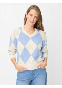 Brax Damen Strickpullover Style LANA lavender blue, mehrfarbig, Gr. 40