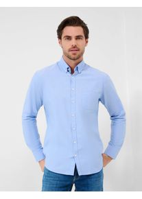 Brax Herren Hemd Style DANIEL SMOOTH BLUE, hellblau, Gr. M