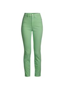 LANDS' END Slim Fit &Ouml;ko Jeans High Waist, Damen,  Gr&uuml;n, Elasthan/Baumwoll-Mischung/Polyester-Mischung, by Lands' End