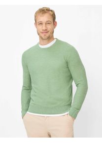 Brax Herren Strickpullover Style RICK herb, gr&uuml;n, Gr. 5XL