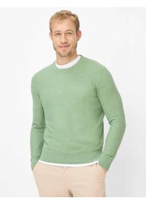 Brax Herren Strickpullover Style RICK herb, gr&uuml;n, Gr. L