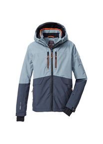 Killtec KSW 201 Ski Jacket Skijacke Kinder Ski (Gr 152 |blau/grau |wasserdicht)