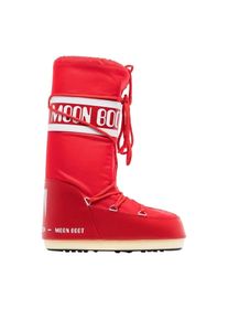 Moon Boot Moonboot Stiefel - mb icon nylon divers - Gr. 39_41 - in Rot - f&uuml;r Damen