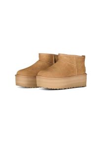 UGG Australia UGG Stiefel - Classic Ultra Mini Platform Chestnut Boot - Gr. US_9 - in Braun - f&uuml;r Damen