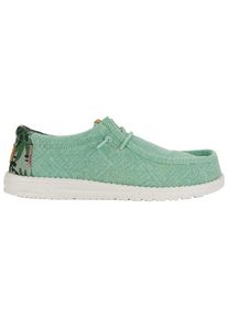 Sneaker HeyDude Wally Palm Jute Herren (Gr 43 |türkis)