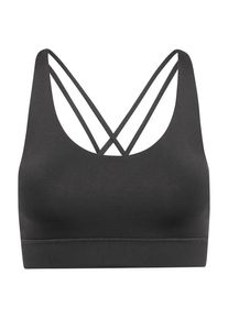 Sport-BH Hey Honey Criss-Cross Bra Damen (Gr L |grau/schwarz)