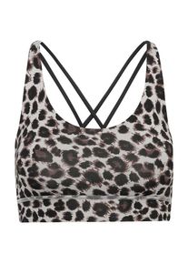 Hey Honey Criss-Cross Bra Leo Sport-BH Women (Gr S |grau)