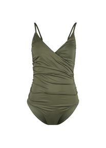 Badeanzug DEDICATED Wrap Swimsuit Klinte Damen (Gr XL |oliv)