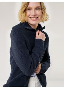 Walbusch Zip-Longstrickjacke