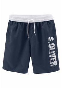 Badeshorts s.Oliver, Herren, Gr. XL (54/56), Lang, blau (marine (langgr&ouml;&szlig;e)), Microfaser, Polyester, Badehosen Badeshorts