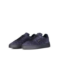 Santoni Low-Top Sneaker - Sneaker aus Veloursleder - Gr. 44,5 (EU) - in Blau - f&uuml;r Damen