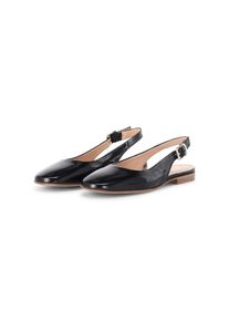 Jubile' Low-Top Sneaker - Sling Back Ballerinas aus Leder - Gr. 41 (EU) - in Schwarz - f&uuml;r Damen