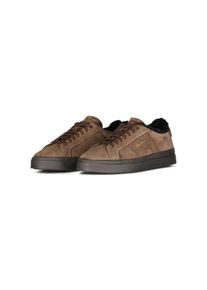 Santoni Low-Top Sneaker - Sneaker aus Veloursleder - Gr. 42,5 (EU) - in Braun - f&uuml;r Damen
