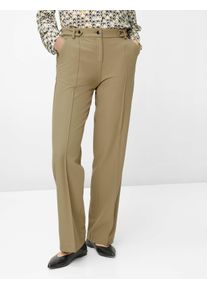 Brax Damen Palazzohose Style MAINE FADED KHAKI Gr&uuml;n Khaki, gr&uuml;n - khaki, Gr. 34