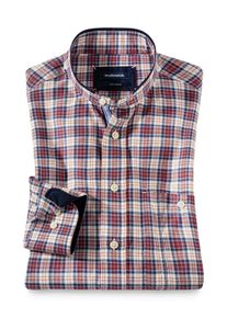 Walbusch Stehkragen Flanell-Hemd