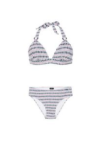 Protest Prtlucia Halter Bikini C-Cup Bikini Damen (Gr 36 |grau/weiß)