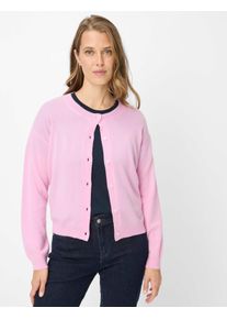 Brax Damen Strickjacke Style ANN, Rosa, Gr. 36