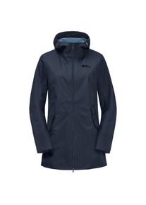 Mantel Jack Wolfskin Dakar Parka Damen (Gr XS |blau |wasserdicht)
