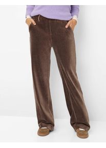 Brax Damen Cordhose Style MAINE CHOCOLATE CHIP, dunkelbraun, Gr. 40L