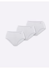 Speidel sheego Gro&szlig;e Gr&ouml;&szlig;en H&uuml;ftslip ohne Seitenn&auml;hte, wei&szlig;, Gr&ouml;&szlig;e 46 - Damen