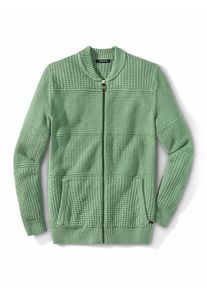 Walbusch Zip-Jacke Strukturmix