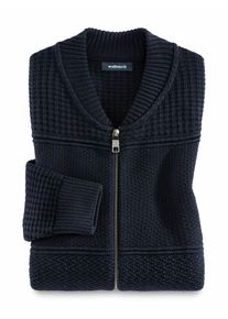 Walbusch Zip-Jacke Strukturmix