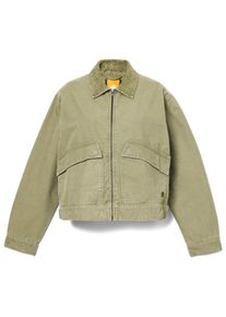 Timberland Strafford Washed Canvas Jacket Freizeitjacke Damen (Gr M |oliv)