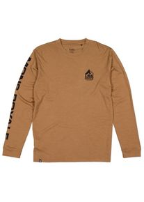 Mons Royale Icon Merino Air-Con L/S Merinoshirt Herren (Gr L |braun)