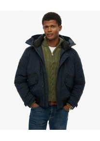 Superdry Herren Gesticktes Logo Wattierte City Bomberjacke, Marineblau - Gr&ouml;&szlig;e: XXXL 102020200059656T120