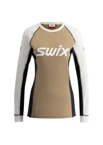 Swix RaceX Classic Long Sleeve Kunstfaserunterwäsche Damen Wandern (Gr S |beige)